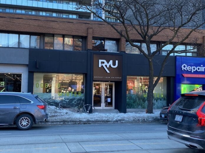 RYU on Queen Street in Toronto