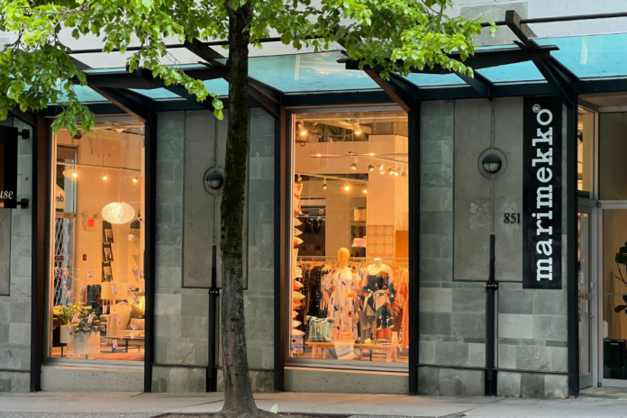 Marimekko at 851 Homer Street in Vancouver