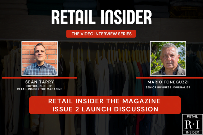 Video Interview: Retail Insider The Magazine Issue 2 Launch Discussion with Sean Tarry