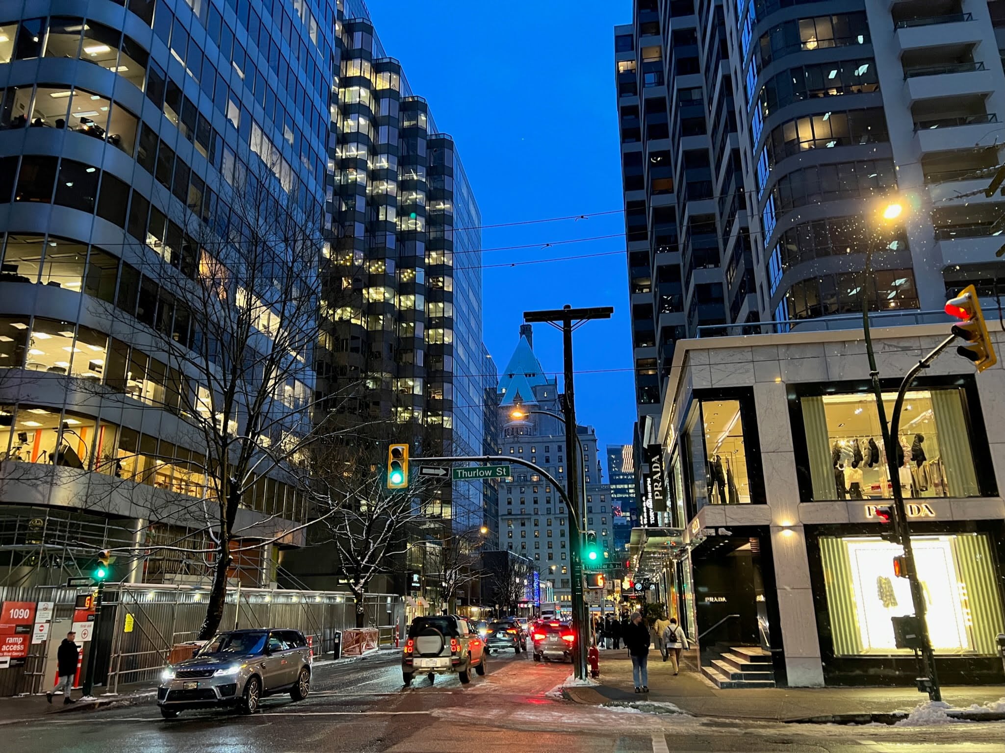 Holiday Photo Series: Alberni Street Luxury Zone in Downtown Vancouver