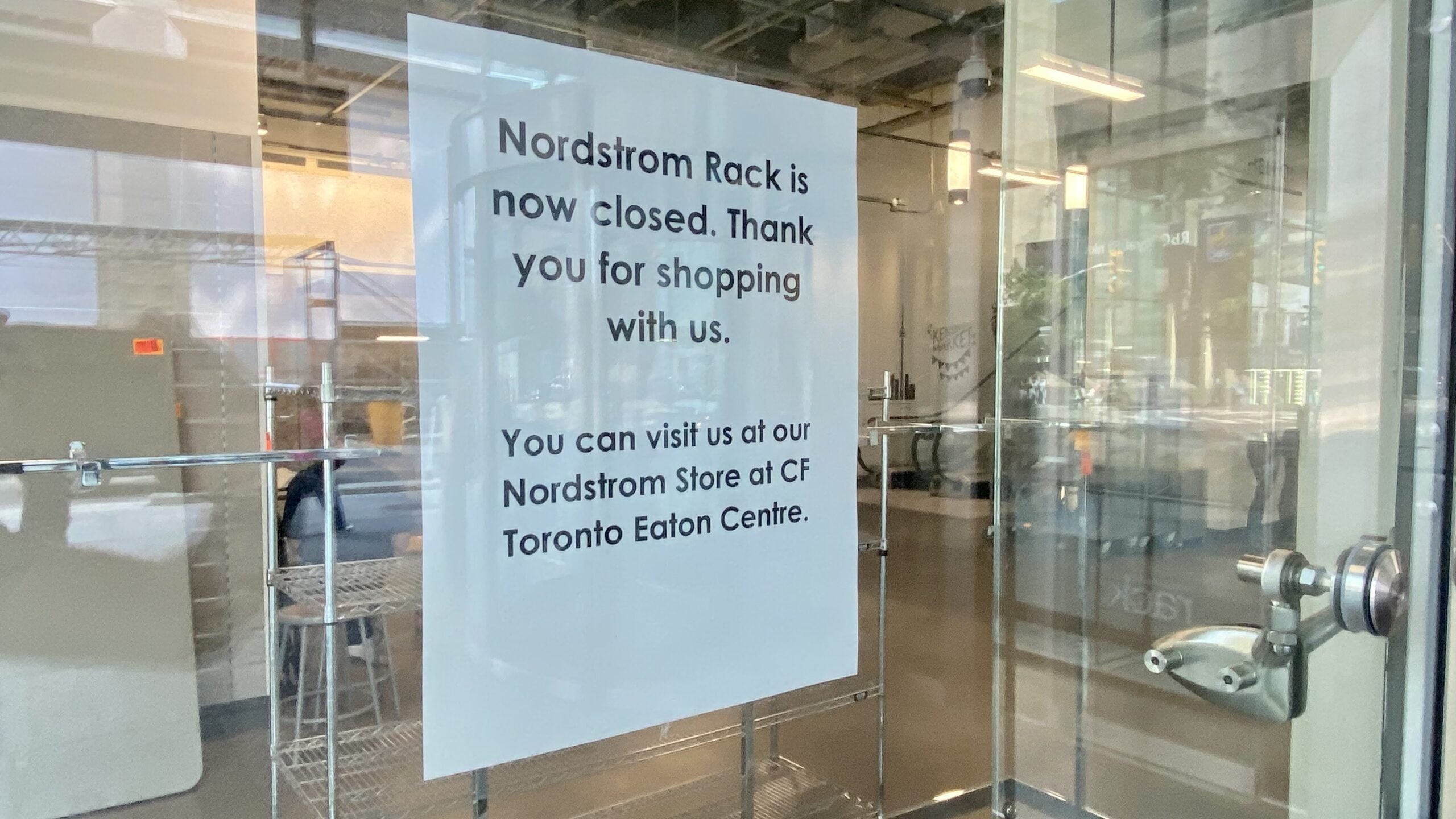 Nordstrom Rack Stores in Canada Shuttered EOD Sunday as Nordstorm Stores Prepare to Close in June