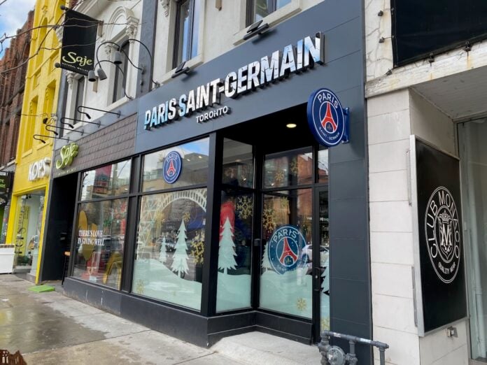 Paris Saint-Germain at 399 Queen Street West