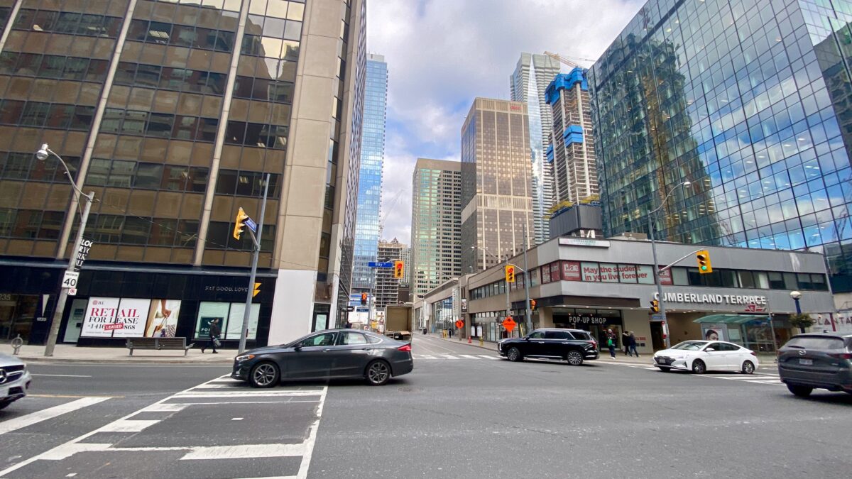 Looking towards Cumberland Street from Bay Street. Photo: Craig Patterson