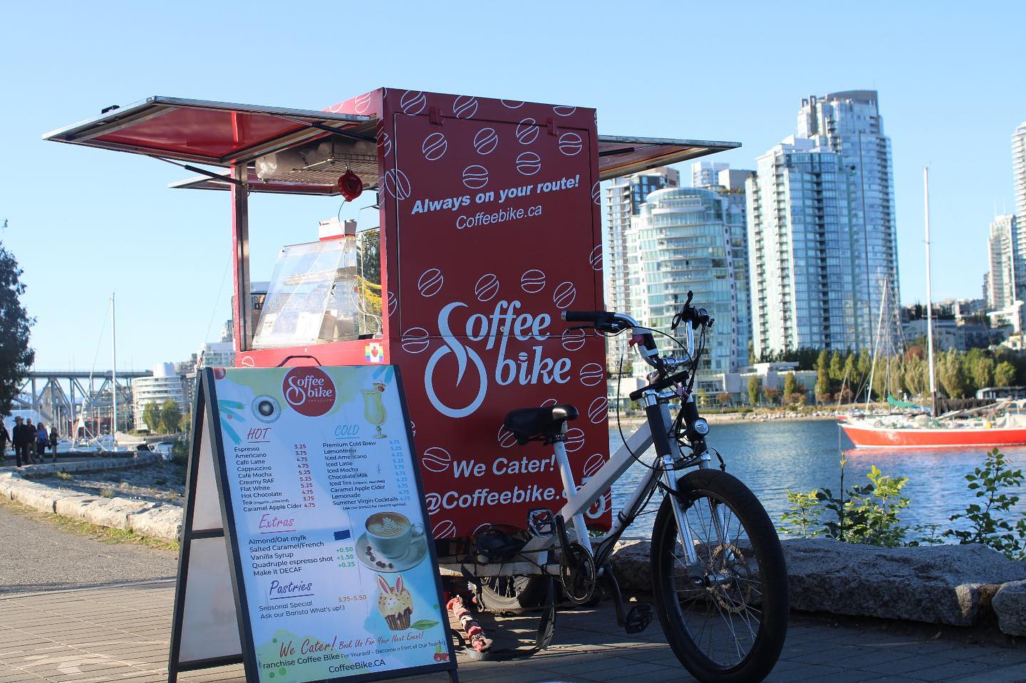 mobile coffee machine espresso bike Vancouver-Based Mobile Espresso Bar 'Coffee Bike' Launches Initiative to  Expand Concept Globally [Interview]