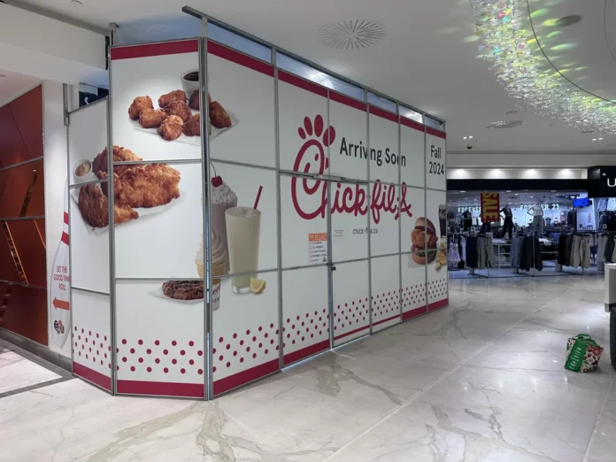 Future Chick-fil-A at West Edmonton Mall