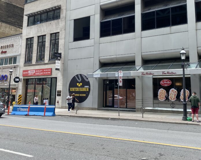 Kinton Ramen Express at 1 Richmond St W