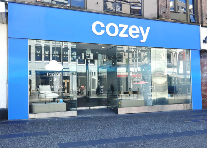 Cozey Vancouver Pop-up 810 Granville Street, Vancouver