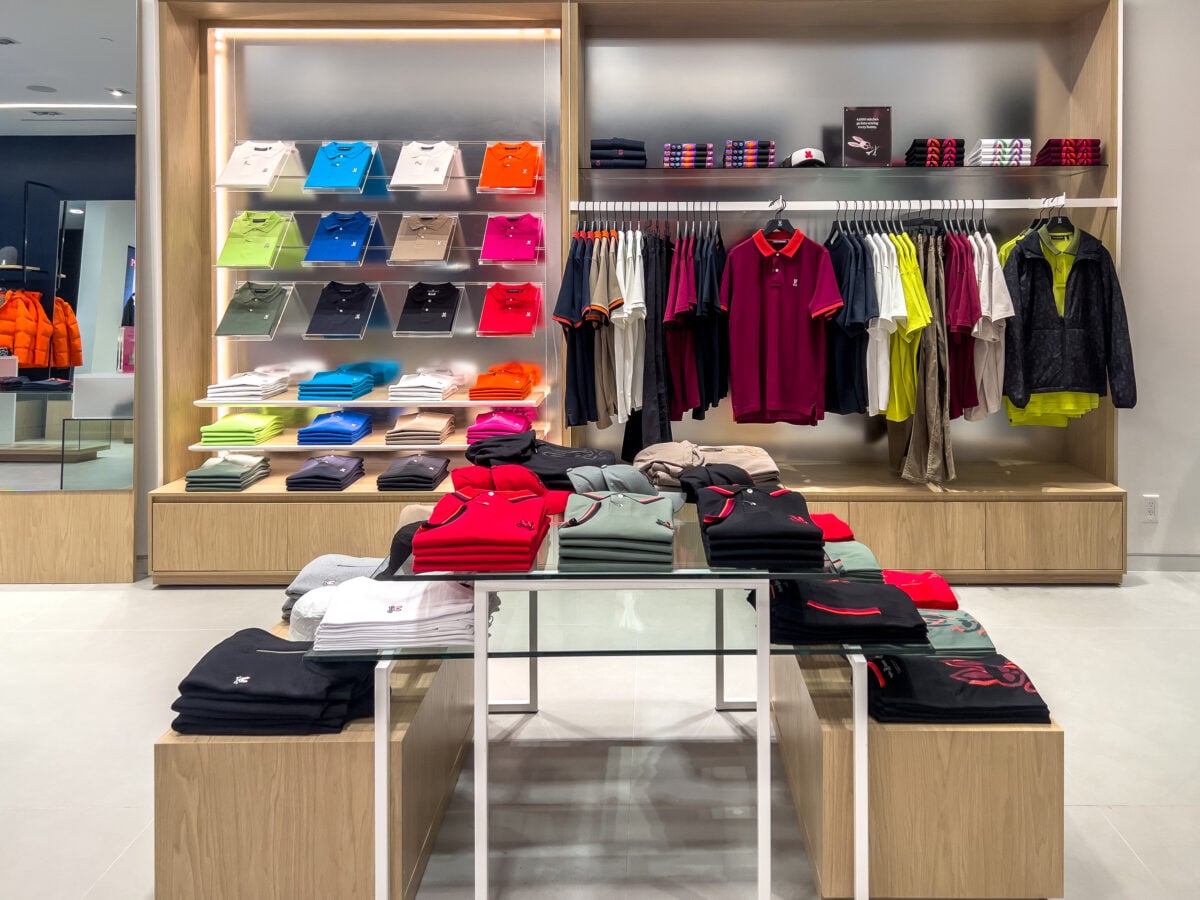 Inside of one of the Psycho Bunny stores (Photo courtesy of Psycho Bunny)