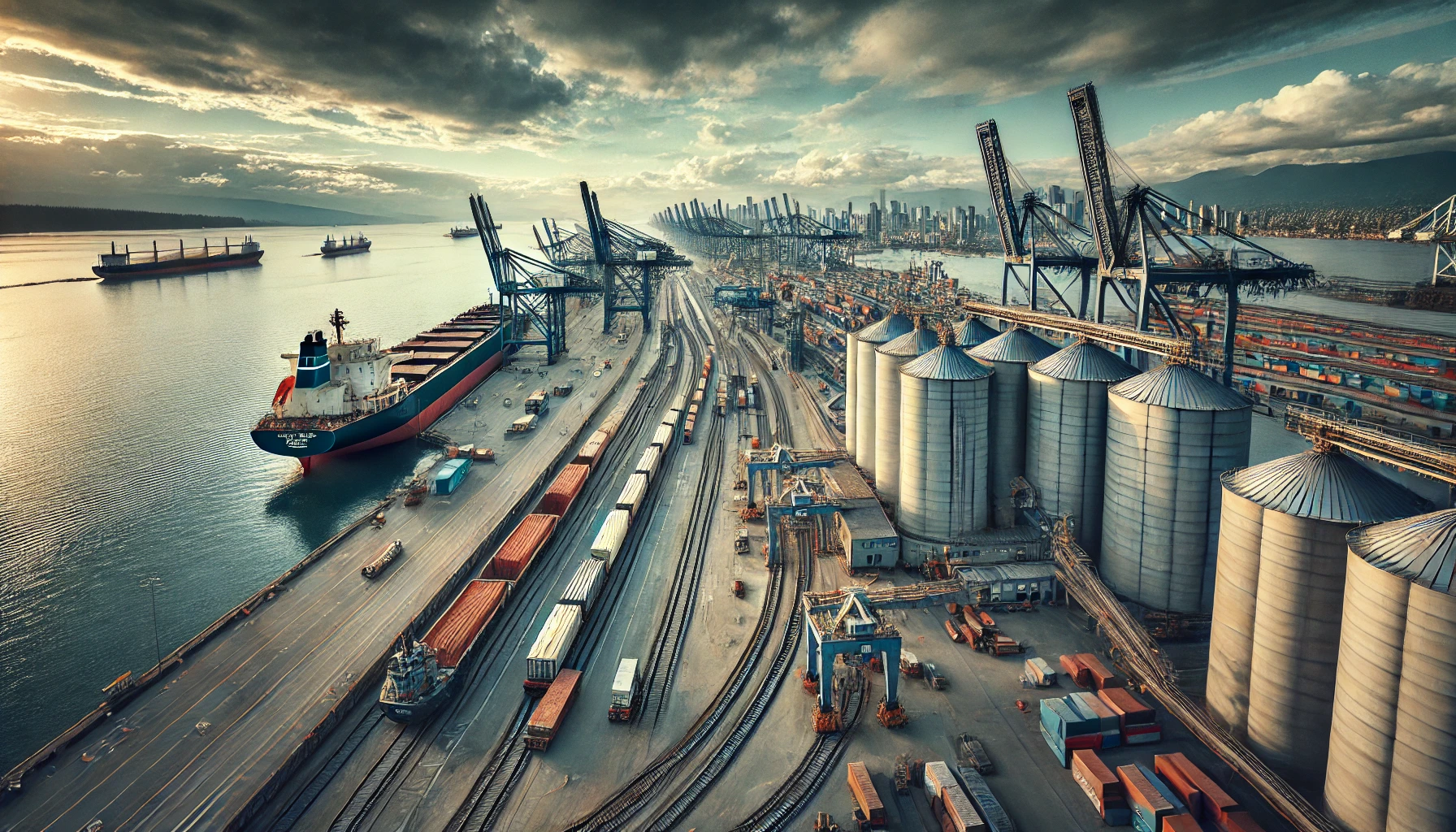 Grain Exports Stall as Port of Vancouver Strike Commences