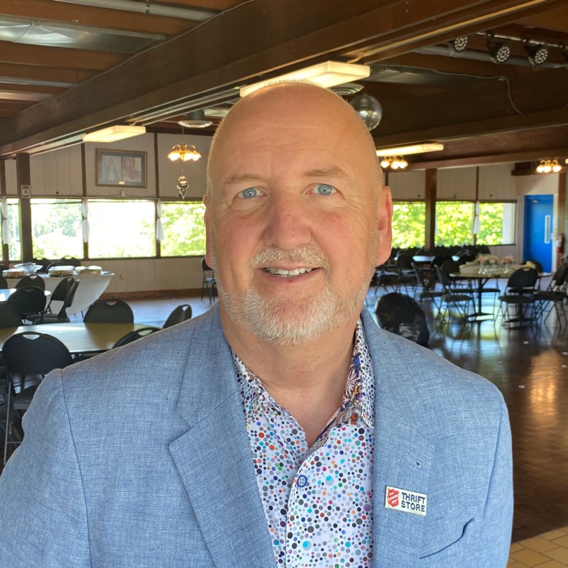 Ted Troughton, Managing Director of The Salvation Army Thrift Store