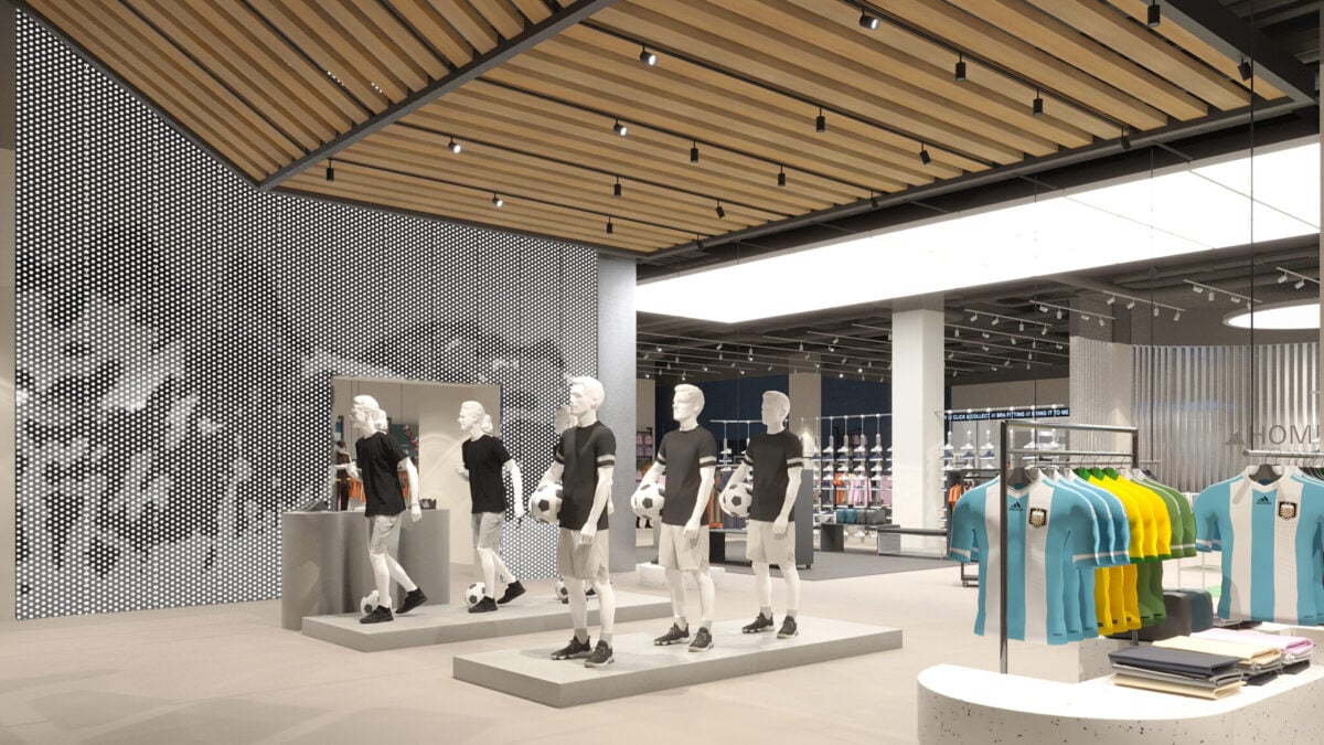 adidas store rendering
