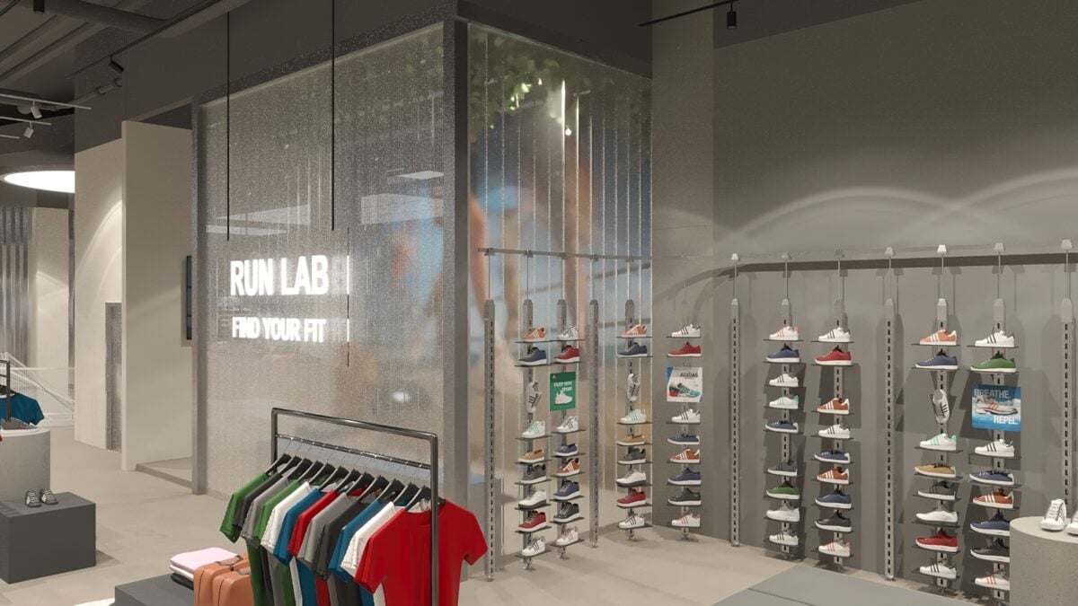 adidas store rendering
