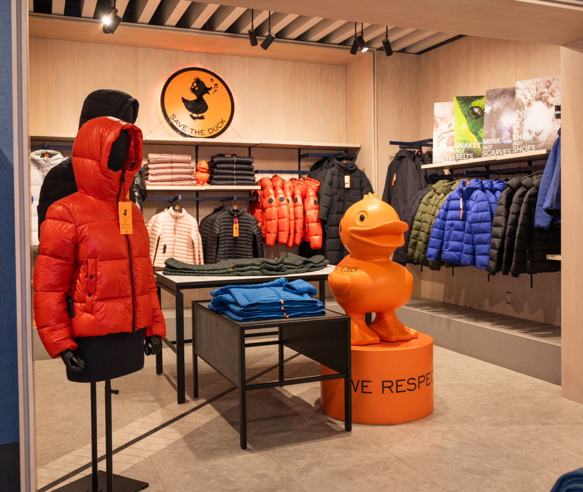 Save the Duck opens pop-up at Over the Rainbow