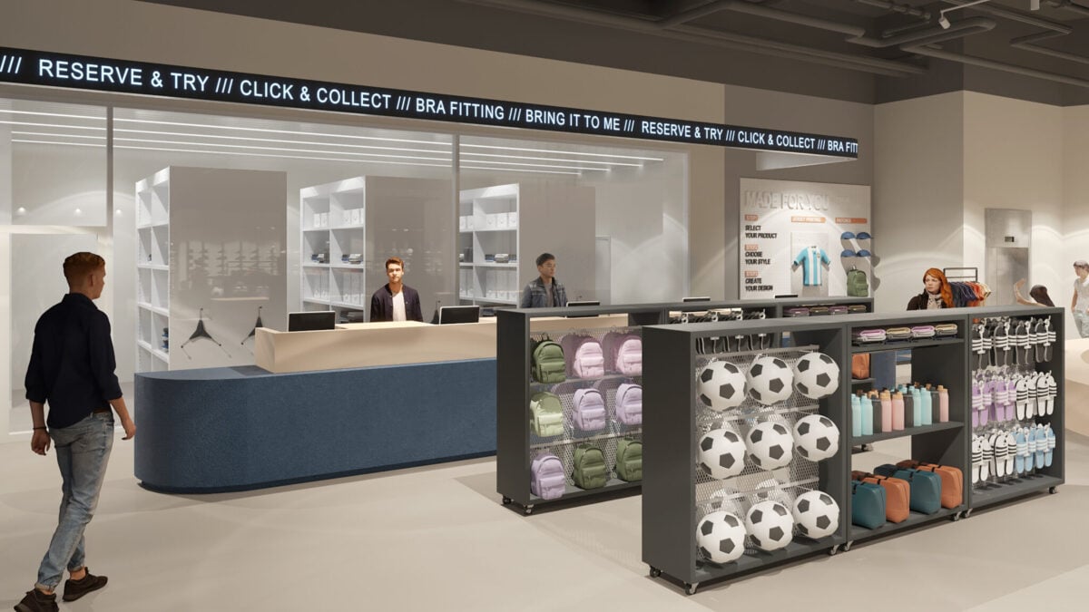 adidas store rendering