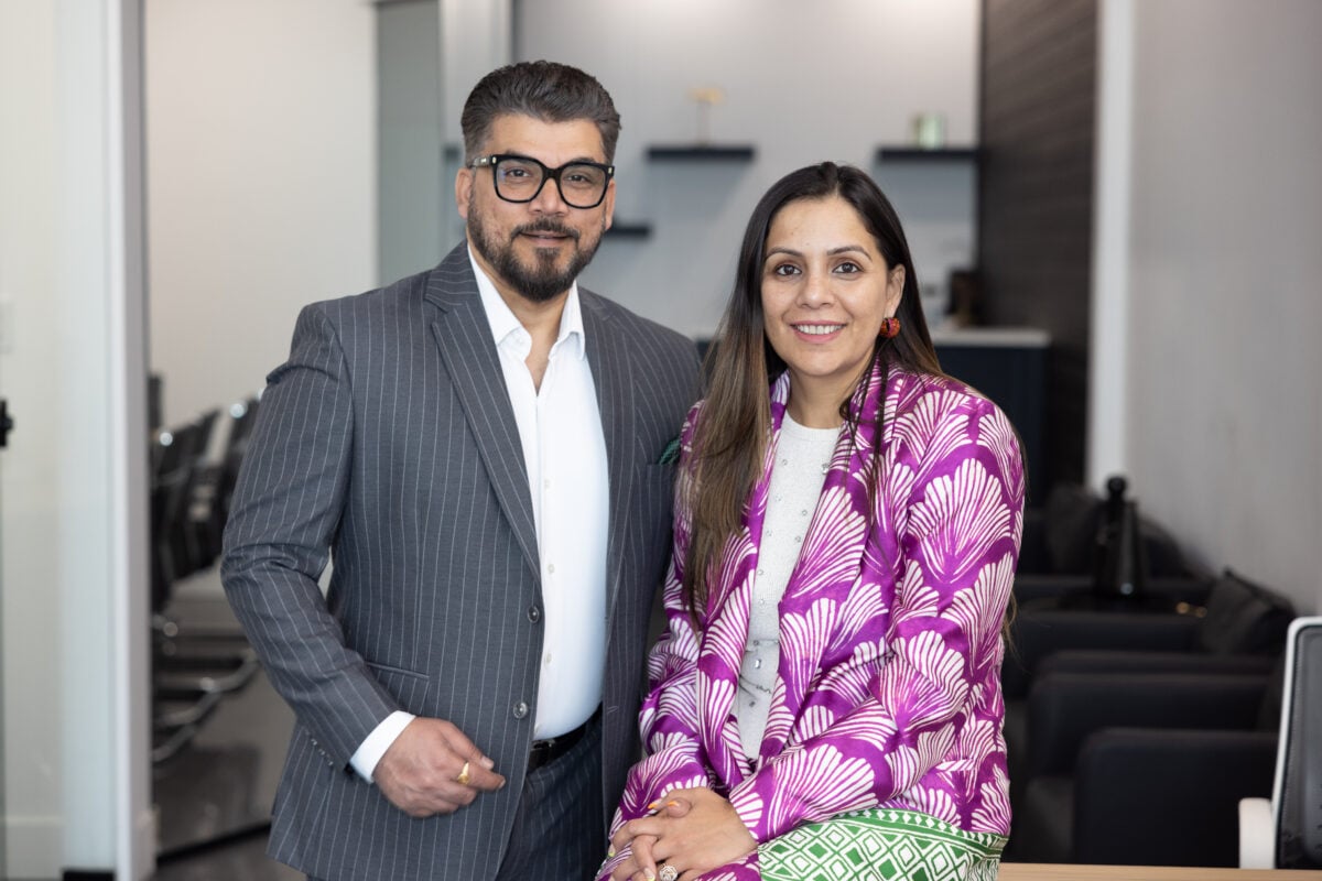 Ravi Prakash Singh and his wife Khushbu