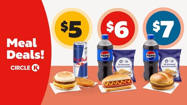 Circle K-Circle K Unveils All-New Meal Deals in Canada