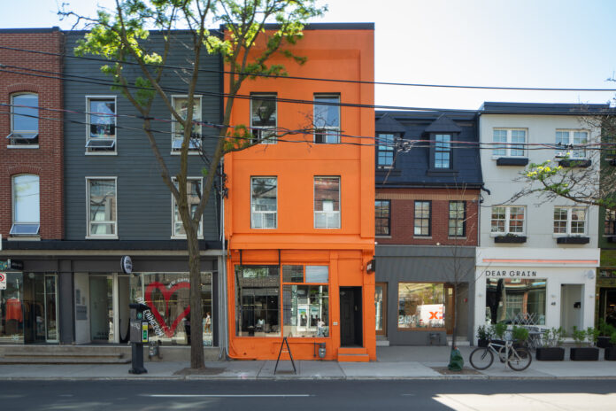 DUER Ossington Storefront (before installation)
