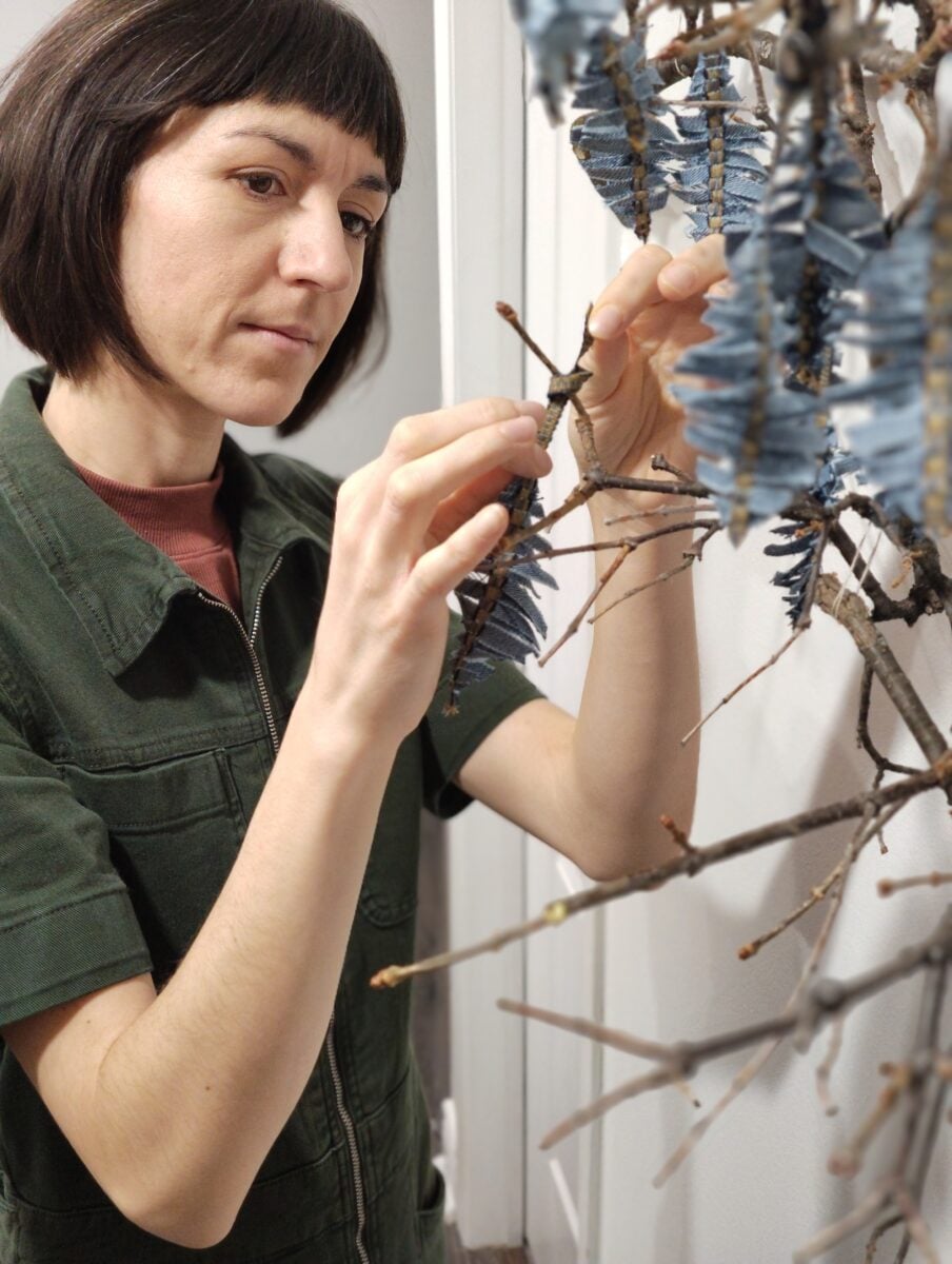 Toronto Artist Ruth Wickremesooriya to Unveil Salvaged Denim Creation at DUER Ossington