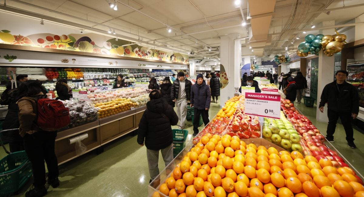 T&T Produce section. Source: T&T