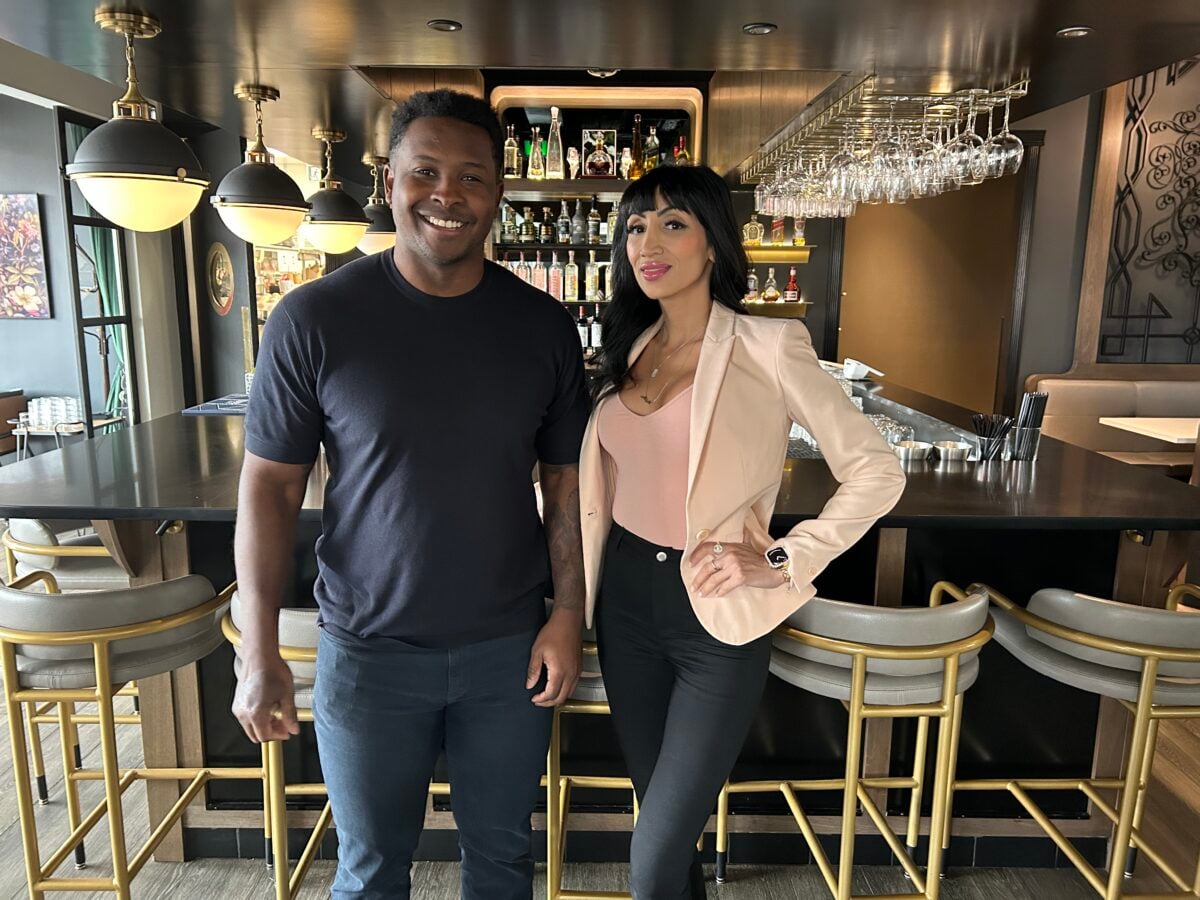 Hifah Maleki and Percy Wiredu. Photo by Mario Toneguzzi