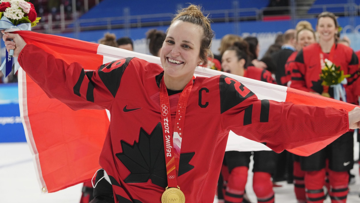 Marie-Philip Poulin. Source- Canadian Olympic Committee