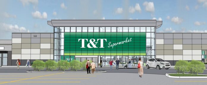 Rendering: T&T Erin Mills Store front