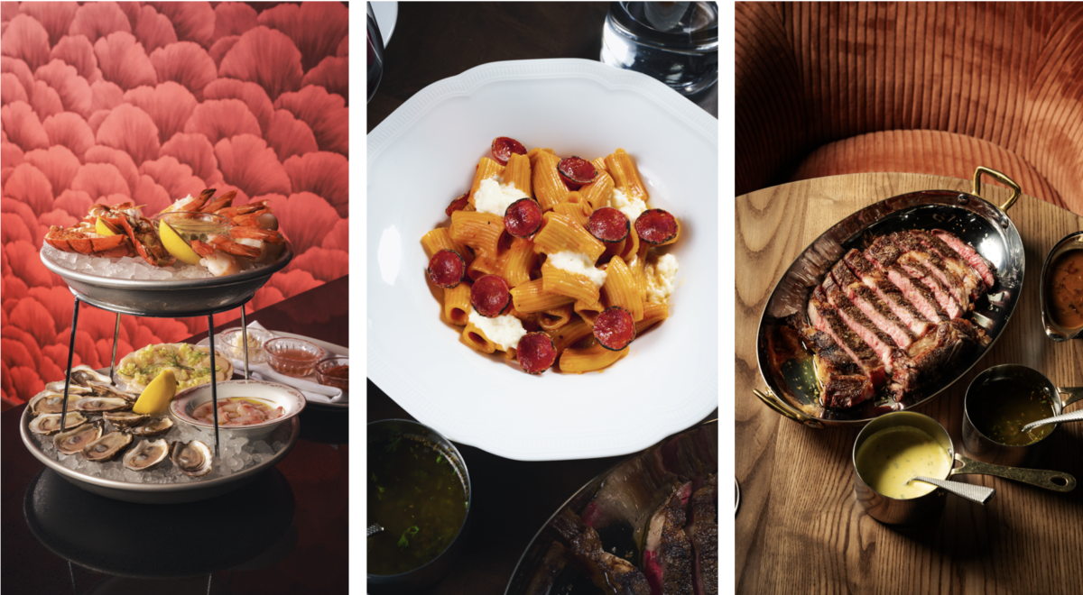 Dishes at The Playbook Commons; Photo Credit Daniel Neuhaus