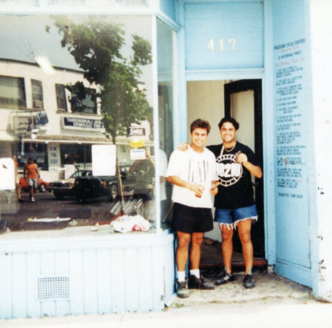 Pita Pit founders John and Nelson received keys to a Pita Pit location in 1995. Pita Pit celebrates its 30th anniversary this year.