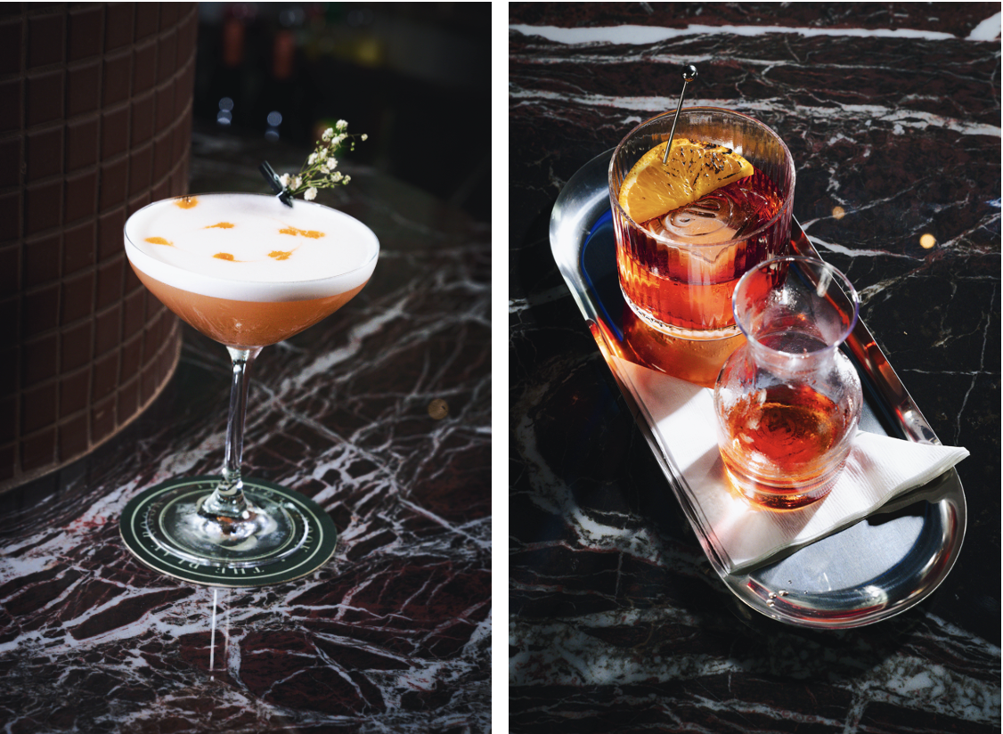 Signature Cocktails at The Playbook Commons; Photo Credit Daniel Neuhaus