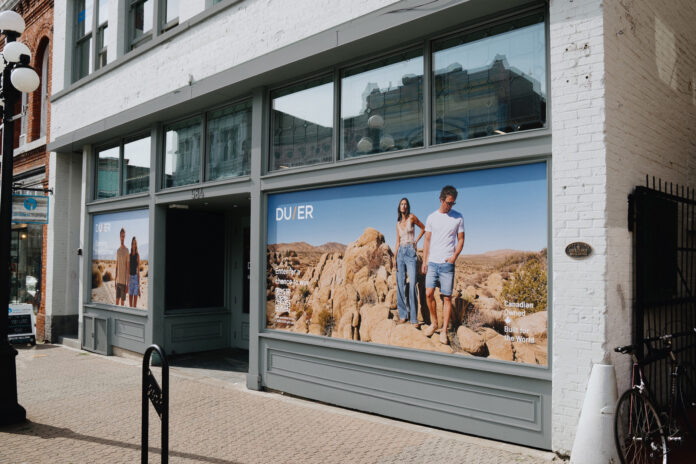 Victoria Store Hoarding. Photo credit: DUER
