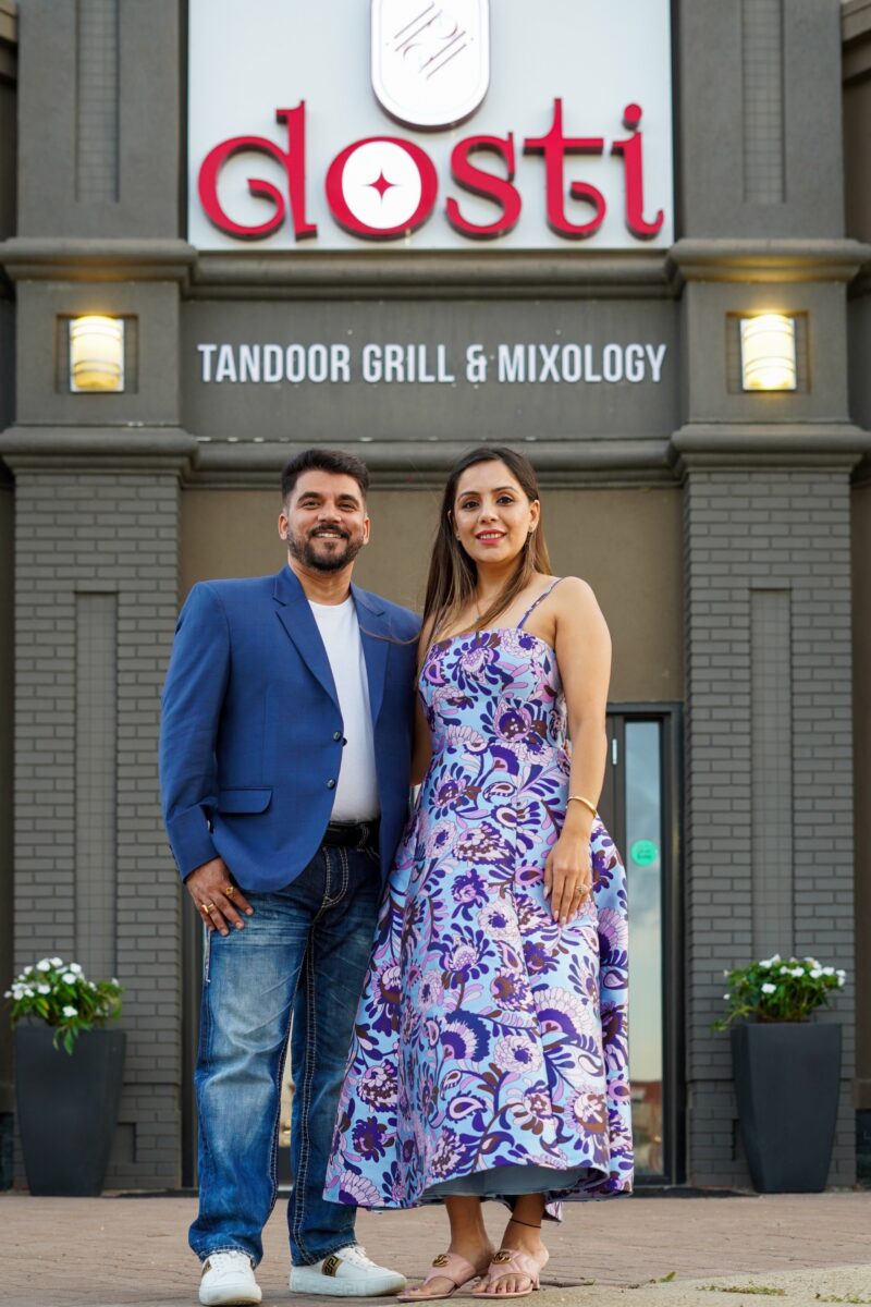 Ravi Prakash (left) and Khushbu Singh