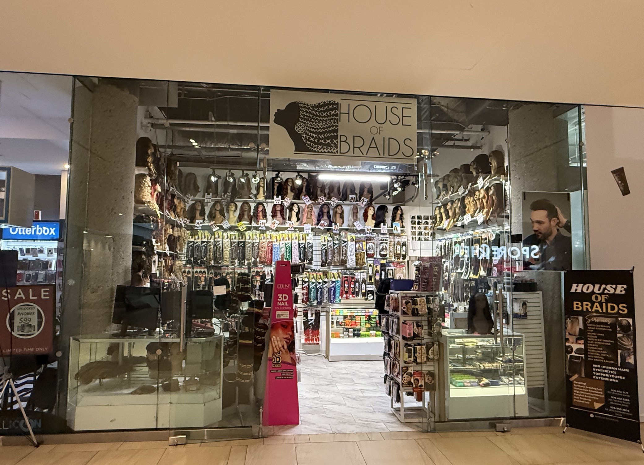 House of Braids, Midtown Plaza, Saskatoon. Photo: Mario Toneguzzi