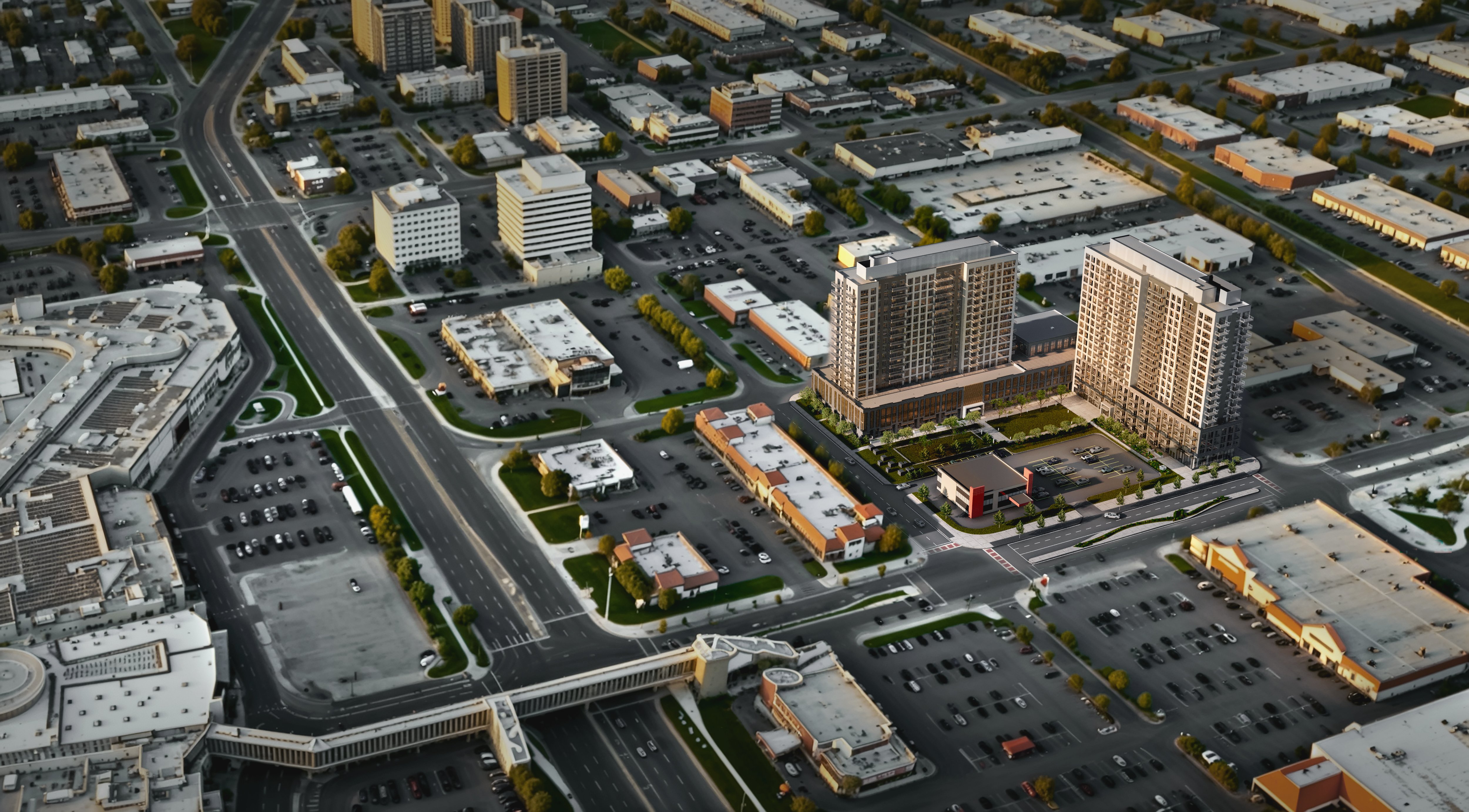 Rendering: Cadillac Fairview Calgary project