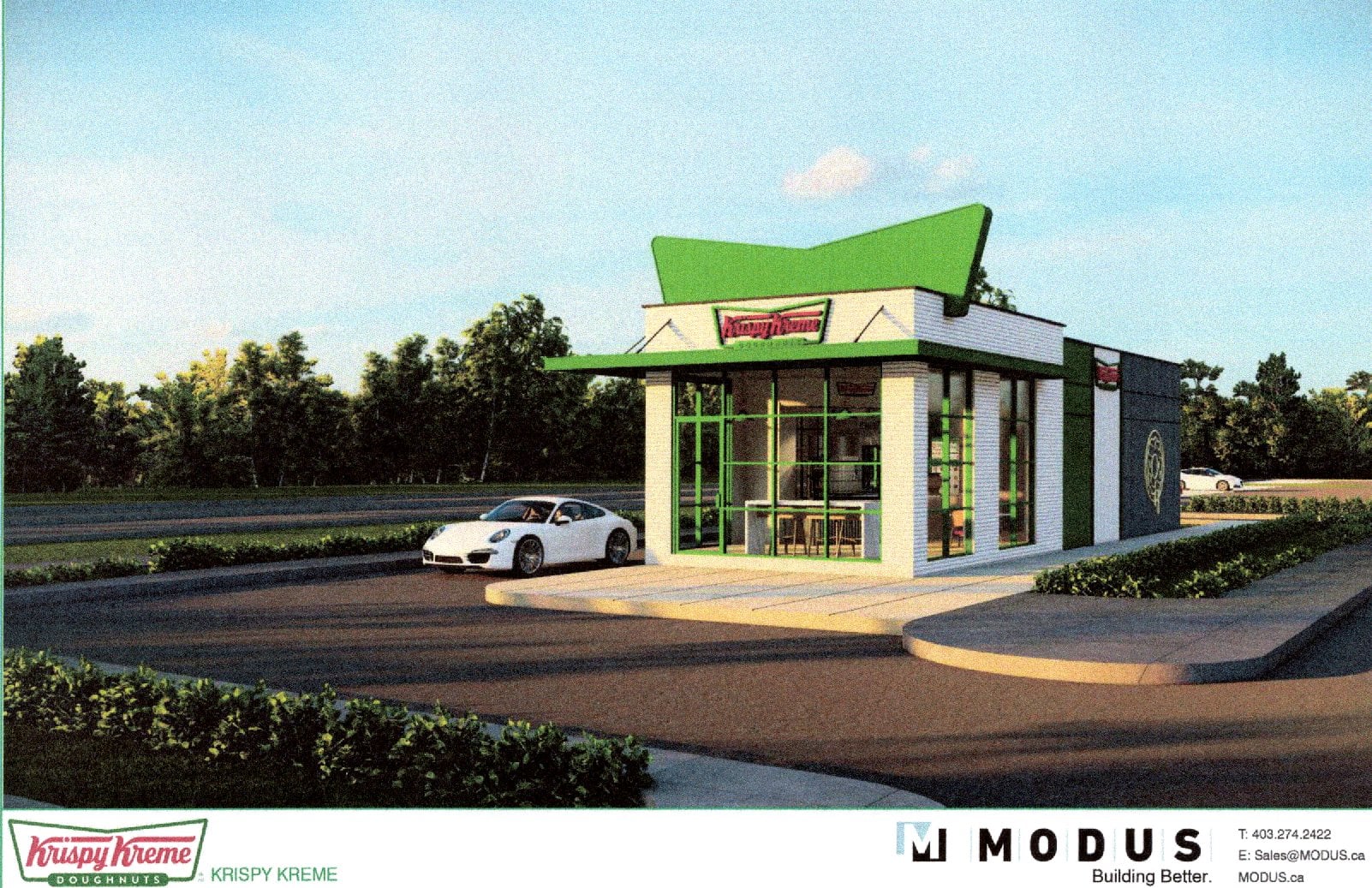 Krispy Kreme Cafe Rendering