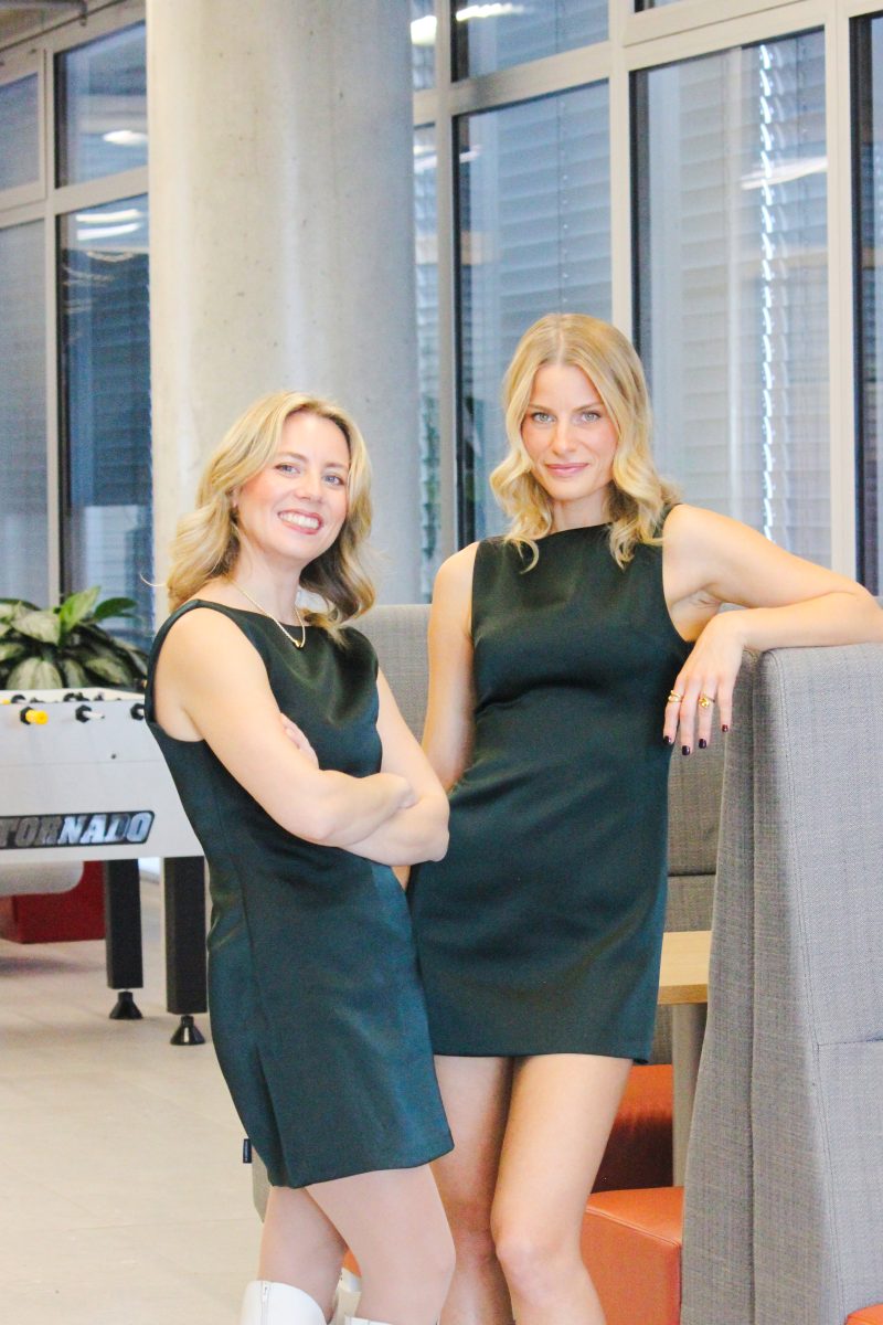 Joanna Pariseau (left) and Melissa Ninaber