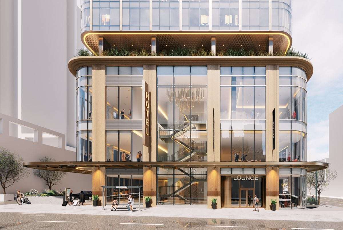 Project at Granville and Davie. Image: Deecorp