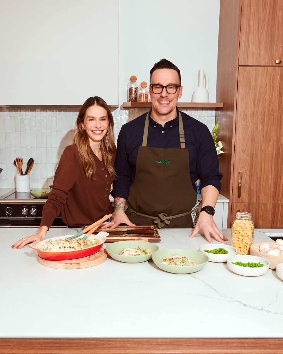 Maripier  Morin and WeCook executive chef Gabriel Drapeau