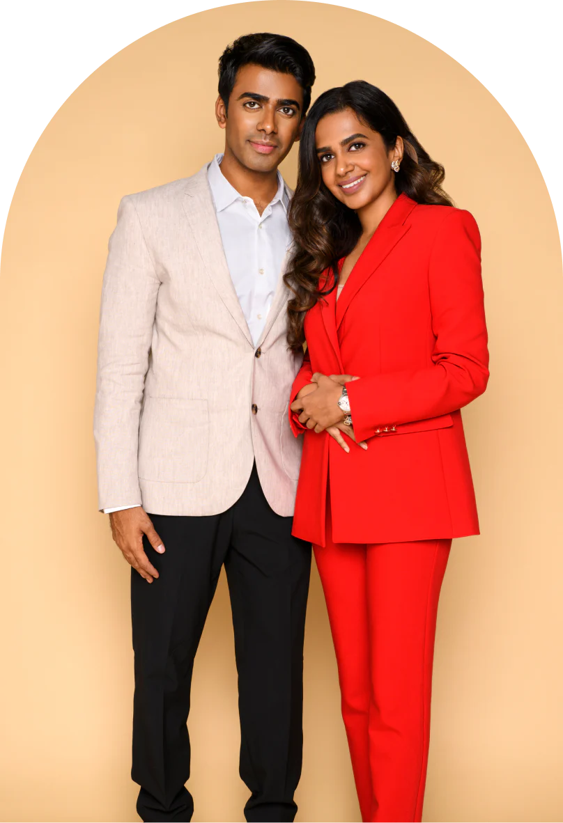 Akash and Nikita Mehta