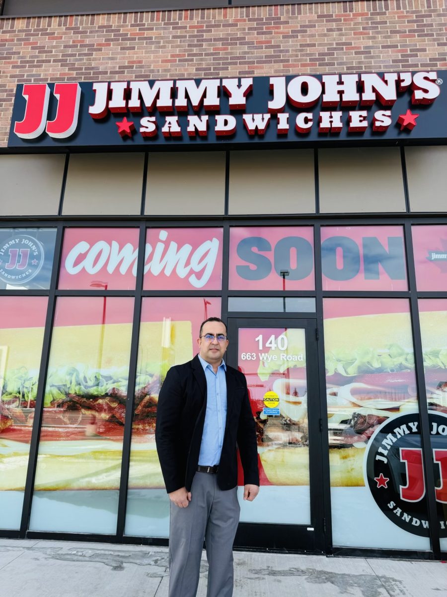 Manager Salim Malaeb at Jimmy John's in Edmonton
