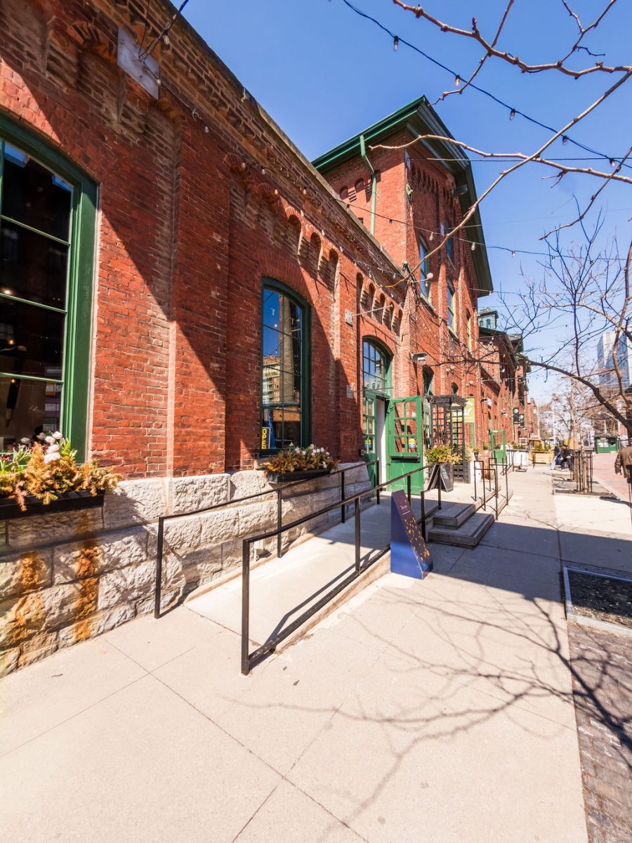 The Cooperage Marketplace in The Distillery Historic District.