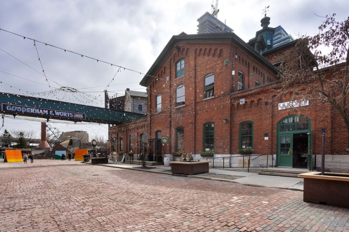 The Cooperage Marketplace in The Distillery Historic District.