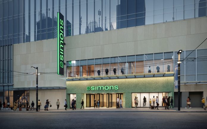 La Maison Simons-Simons Continues Canadian Growth with First Dow