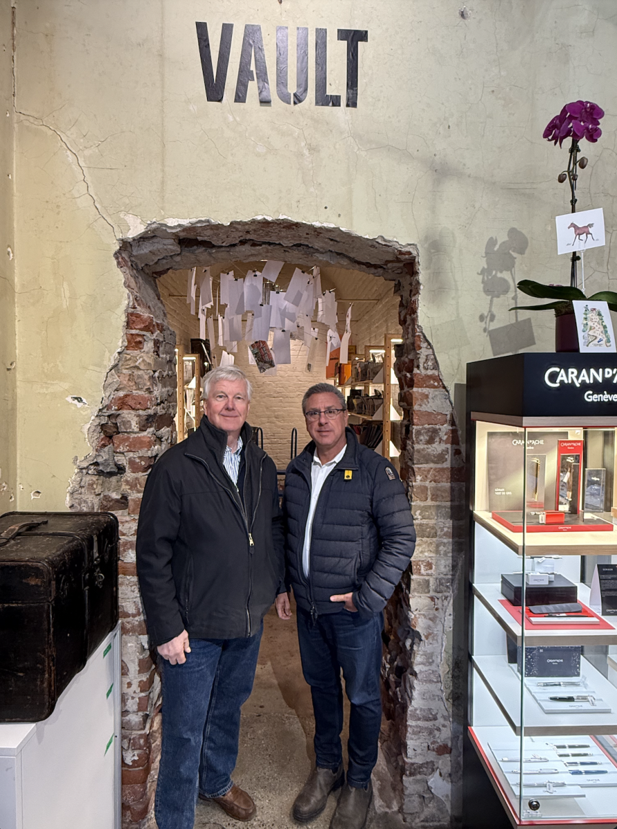 Jamie Goad (l) and John Berman co-owners of The Distillery Historic District. Photo by Mario Toneguzzi