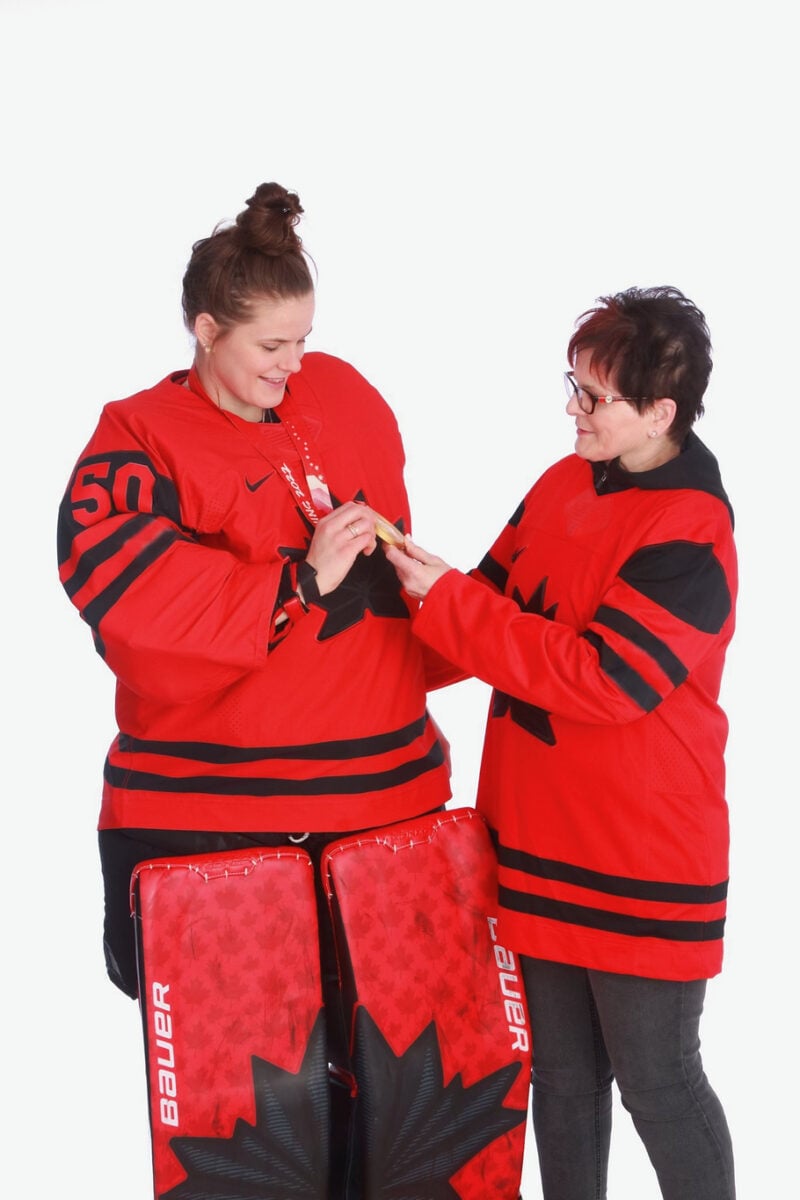 Kristen Campbell with her mother Janet Campbell. A&W photo