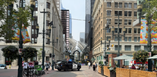 Calgary initiative aims to draw visitors, support businesses on Stephen Avenue Stephen Avenue, Calgary. Photo: Mario Toneguzzi