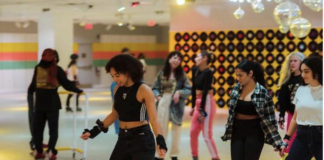 Toronto’s Woodbine Mall and Fantasy Fair getting a roller rink this fall SUSO Skate Co.’s Promenade Shopping Centre Pop-Up. Photo credit: Zeyad Abouzeid