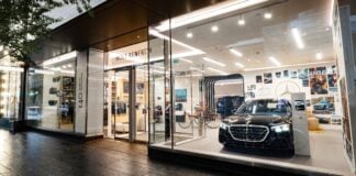 Mercedes-Benz Refreshes Holt Renfrew Studio With Paul & Shark and New S-Class