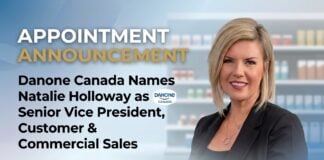 Danone Canada appoints Natalie Holloway as Senior Vice President, Customer and Commercial Sales