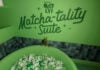 Oatly turned Toronto’s Ossington Avenue into a monochromatic Matcha Hotel Suite Oatly photo