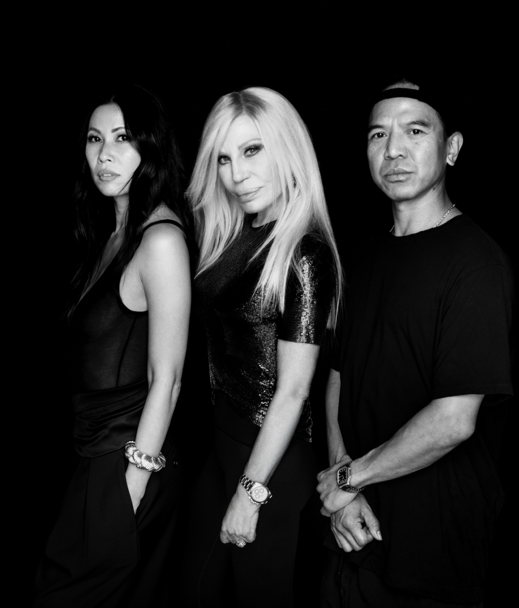 Raissa Gerona, Donatella Versace, Michael Mente